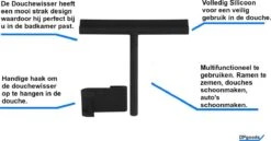Merkloos Douchewisser Zwart Met Ophangsysteem Luxe –Trekker Douche - Siliconen 14 Merkloos Douchewisser Zwart Met Ophangsysteem Luxe –Trekker Douche - Siliconen -Badkamer Producten Winkel 1200x629