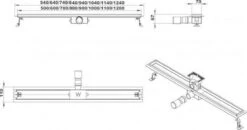 Douchegoot RVS FLENS - 80 CM - Met Uitneembaar Sifon & Uitneembaar Haarfilter -Badkamer Producten Winkel 1200x632