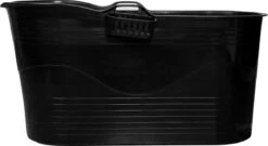 LIFEBATH - Zitbad Mira - Bath Bucket XL - Inclusief Hoofdkussen - 400L - Ligbad 122 Cm - Zwart -Badkamer Producten Winkel 1200x655