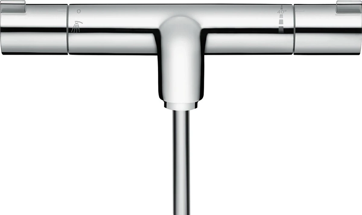 Hansgrohe Ecostat 1001CL Badthermostaat - Chroom 6 Hansgrohe Ecostat 1001CL Badthermostaat - Chroom - Afbeelding 4