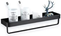 Merkloos Doucherek Zonder Boren 2x 30 Cm – Doucherek – Doucherek Hangend – Badkamerrek – Zonder Boren – IP68 Waterdicht – 4KG Draagkracht – Zwart RVS 18 Merkloos Doucherek Zonder Boren 2x 30 Cm – Doucherek – Doucherek Hangend – Badkamerrek – Zonder Boren – IP68 Waterdicht – 4KG Draagkracht – Zwart RVS -Badkamer Producten Winkel 1200x712 8