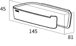 Tiger Tess - Toiletrolhouder Zonder Klep - Zwart -Badkamer Producten Winkel 1200x729 1