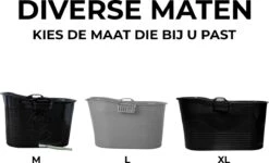 LIFEBATH - Zitbad Mira - Bath Bucket XL - 400L - Ligbad 122 Cm - Zwart -Badkamer Producten Winkel 1200x730 4