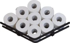 LOFT42 Jef Reserverolhouder - Zwart Metaal - 51x10x13 -Badkamer Producten Winkel 1200x733 2