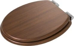 Tiger Douglas - Toiletbril - MDF - Walnoot -Badkamer Producten Winkel 1200x750 2