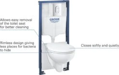 GROHE Bau Arena Complete Toiletset Rimless -Badkamer Producten Winkel 1200x751