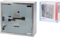 Excellent Care Medicijnkastje - Badkamermeubels - RVS - Glas -Badkamer Producten Winkel 1200x760 1