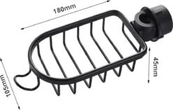 MLN Basics® Doucherek | Zwart | Zonder Boren Of Zuignap -Badkamer Producten Winkel 1200x761 7