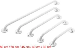 Wandbeugel Wit Metaal 80 Cm. Handgreep / Wandgreep Voor Badkamer / Douche / Toilet. Toiletbeugel / Badgreep / Douchegreep -Badkamer Producten Winkel 1200x764 1