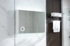 Merkloos Spiegelkast Badkamer - Spiegelkast - Badkamermeubel - Spiegelkast Met Verlichting - 100 X 70 Cm -Badkamer Producten Winkel 1200x799 14