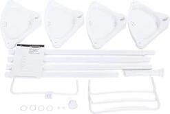 Merkloos Telescopisch Douche Rek Met 4 Lagen - Verstelbaar Bad / Douche Hoekrek Opbergrek - Uitschuifbaar Van 85-305 Cm - Wit 14 Merkloos Telescopisch Douche Rek Met 4 Lagen - Verstelbaar Bad / Douche Hoekrek Opbergrek - Uitschuifbaar Van 85-305 Cm - Wit -Badkamer Producten Winkel 1200x806 4