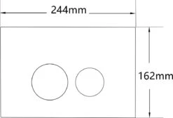QeramiQ Push Bedieningspaneel Toilet - Frontbediening - Mat Zwart - Voor Geberit UP320/UP720 -Badkamer Producten Winkel 1200x817 3