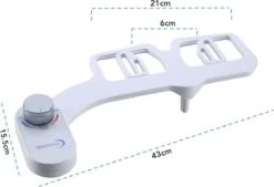 Bidet Handdouche Toilet Sproeier Shattaf Sprayer WC Papier Besparend - Enkel Spray Koud Water - Badkamer Accessoires - Freshole® -Badkamer Producten Winkel 1200x819