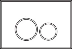 Bedieningsplaat StarBlueDisc Doppio 35 TBV Geberit UP100 UP320 UP300 UP700 UP720 Mat Zwart -Badkamer Producten Winkel 1200x825