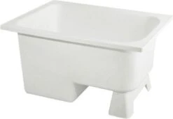 Zitbad Vrijstaand Marinella Rechthoek 65x105x52cm Polypropyleen Mat Wit -Badkamer Producten Winkel 1200x830