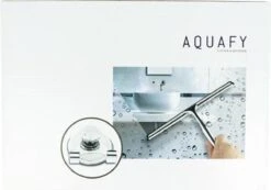 Aquafy Raamwisser RVS - Incl. Douchespons - Douchetrekker Voor Badkamer - Raamwisser Douche - Douchewisser RVS - Luxe Trekker Met Ophanghaak -Badkamer Producten Winkel 1200x841 3