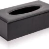 Merkloos Decopatent® Tissue Box Kunstleer - Tissues Tissuedoos - Luxe Doos Voor Servetten - Zakdoekjeshouder - Tissue Box Houder - Zwart -Badkamer Producten Winkel 1200x846 1