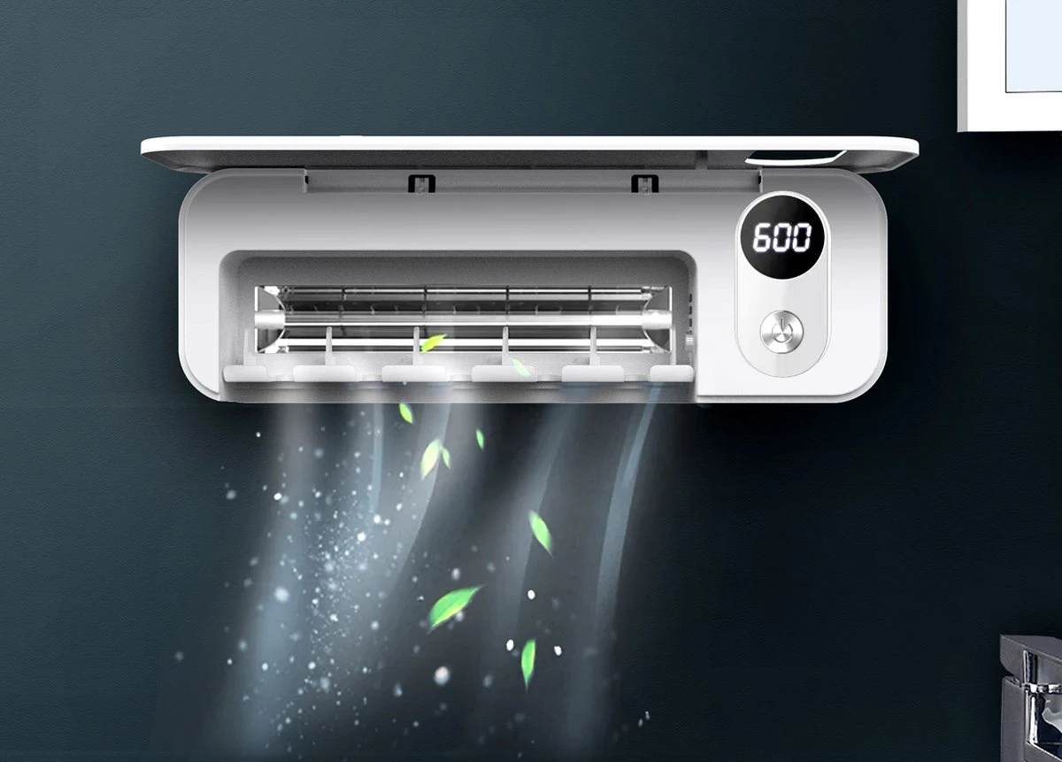 UV-Brush | Tandenborstelhouder Antibacterieel | Steriliserend UV Licht | Hangend | Zwart | Badkamer | Nieuw Model Met Ventilator 7 UV-Brush | Tandenborstelhouder Antibacterieel | Steriliserend UV Licht | Hangend | Zwart | Badkamer | Nieuw Model Met Ventilator - Afbeelding 5