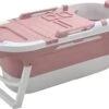 Vonia Opvouwbaar Bad - Zitbad - Bath Bucket - 140 Cm Lang - Inklapbaar Bad - Incl. Badkussen - Roze -Badkamer Producten Winkel 1200x862 1