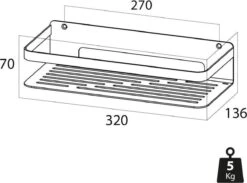 Tiger Caddy - Douchemand 32 Cm - Zwart 11 Tiger Caddy - Douchemand 32 Cm - Zwart -Badkamer Producten Winkel 1200x889 4