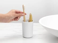 Brabantia ReNew Tandenborstelhouder - Met Inzet - White -Badkamer Producten Winkel 1200x892 1