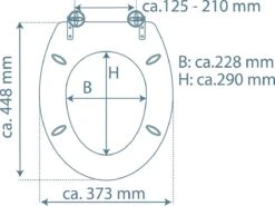 SCHÜTTE WC-Bril 82197 FLOWERS & WOOD - Duroplast - Soft Close - Verchroomde Scharnieren - Decor - 1-zijdige Print -Badkamer Producten Winkel 1200x899 13