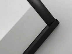 Merkloos Douchecabine Kwartrond 90x90x200 Cm 6 Mm Nano Anti Kalk Veiligheidsglas Met Zwart Aluminium Omlijsting -Badkamer Producten Winkel 1200x900 30