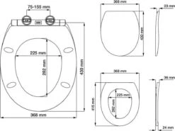 Tiger Boston - Toiletbril - WC Bril - Duroplast - Wit / RVS Geborsteld -Badkamer Producten Winkel 1200x901 4