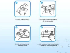 RVS Doucherek Zelfklevend Zonder Boren Zwart - Douchemandje Met 15KG Draagvermogen - Planchet Badkamerrek - Shower Rack - 31x10cm 16 RVS Doucherek Zelfklevend Zonder Boren Zwart - Douchemandje Met 15KG Draagvermogen - Planchet Badkamerrek - Shower Rack - 31x10cm -Badkamer Producten Winkel 1200x905 4