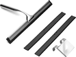 Douchewisser Met Ophanghaak En 2 Extra Strips - Raamwisser Voor Douche - Raamtrekker Chroom -Badkamer Producten Winkel 1200x907 3