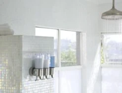 Simplehuman Zeepdispenser Wand Duo - RVS - 22.6x9.4x24.5 Cm - Zilver 11 Simplehuman Zeepdispenser Wand Duo - RVS - 22.6x9.4x24.5 Cm - Zilver -Badkamer Producten Winkel 1200x914 3