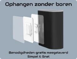Luxe WC Borstel Met Houder - Flexibele WC Borstel Van Siliconen - Inclusief Montagesysteem - Staand Of Hangend - Toiletborstel -Badkamer Producten Winkel 1200x916 2