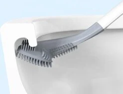 Bradey Toiletborstel Siliconen - WC Borstel Met Houder - Optimale Hygiëne - Golfclub-vorm - Komt In Alle Hoeken -Badkamer Producten Winkel 1200x916 4