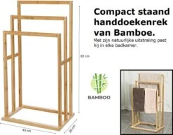 Merkloos Decopatent® Handdoekrek - Vrijstaand Handdoekenrek Voor In Badkamer - Handdoekrek - Bamboe Hout - Handdoek - Droogrek Met 3 Armen 15 Merkloos Decopatent® Handdoekrek - Vrijstaand Handdoekenrek Voor In Badkamer - Handdoekrek - Bamboe Hout - Handdoek - Droogrek Met 3 Armen -Badkamer Producten Winkel 1200x940 6
