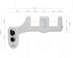 Deluy Platinum Series - Bidet Met Warm Water - QuickRelease Functie - Dubbele Sproeikop En Zelfreiningsfunctie - Hygiënisch Alternatief Voor Toiletpapier -Badkamer Producten Winkel 1200x946 5