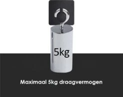 Merkloos Handdoekhaak Set Van 4 Stuks Zonder Boren RVS Zwart Vierkant Zelfklevend Badjas Theedoek Hanger Keuken Badkamer Handdoek Haakjes -Badkamer Producten Winkel 1200x947 4