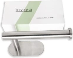 Toiletrolhouder Zonder Boren - Zilver - RVS WC Rolhouder Zelfklevend -Badkamer Producten Winkel 1200x949 3