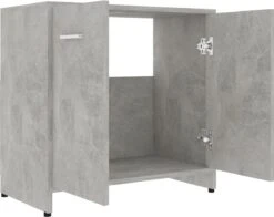 VidaXL Badkamerkast 60x33x61 Cm Spaanplaat Betongrijs 24 VidaXL Badkamerkast 60x33x61 Cm Spaanplaat Betongrijs -Badkamer Producten Winkel 1200x952