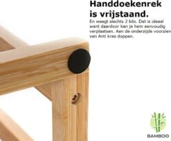 Merkloos Decopatent® Handdoekrek - Vrijstaand Handdoekenrek Voor In Badkamer - Handdoekrek - Bamboe Hout - Handdoek - Droogrek Met 3 Armen 14 Merkloos Decopatent® Handdoekrek - Vrijstaand Handdoekenrek Voor In Badkamer - Handdoekrek - Bamboe Hout - Handdoek - Droogrek Met 3 Armen -Badkamer Producten Winkel 1200x984 1