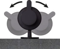 Tiger Tune - Zeepdispenser - Zwart Metaal Geborsteld / Zwart -Badkamer Producten Winkel 1200x992