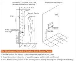 Douchepaneel Met Massage - Regendouche - Massage Jets - Waterval Douche - Met Thermostaatkraan En Handdouche - Zilver - Opbouw - Douchekop - Flanner® -Badkamer Producten Winkel 1200x993 1