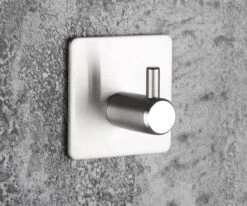 Merkloos RiMa7 - Handdoekhaakjes - Ophanghaak - RVS - Zilver - Zelfklevend Vierkant - 4 Stuks -Badkamer Producten Winkel 1200x999 3