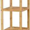 Staand Badkamer Wandrek Met 5 Etages - Smal Opbergrek - 146 Cm Hoog, 33 Cm Breed - Bamboe -Badkamer Producten Winkel 352x1200 2