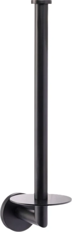 Reserverolhouder Zwart - Voor 2 Rollen - Reserve Rolhouder - Reserverolhouder Hangend - Toiletrolhouder - WC Rolhouder