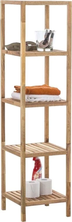 CLP Houten Badkamerrek / Keukenrek Walnoot XL