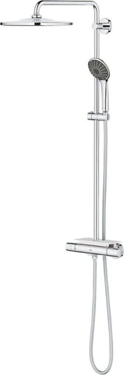 GROHE QuickFix Vitalio Joy 310 Regendouche - CoolTouch - Met Planchet - ø 31 Cm - Chroom 37 GROHE QuickFix Vitalio Joy 310 Regendouche - CoolTouch - Met Planchet - ø 31 Cm - Chroom -Badkamer Producten Winkel 399x1200 1