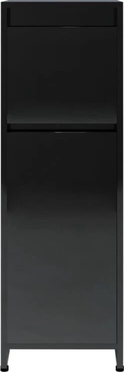 Furniture Limited - 4-delige Badkamermeubelset Bewerkt Hout Hoogglans Zwart -Badkamer Producten Winkel 402x1200 2