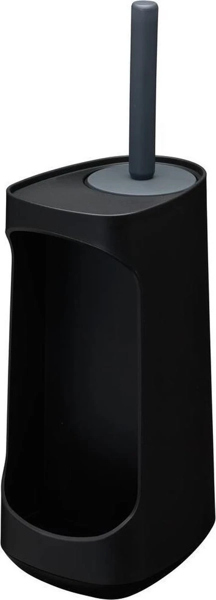 Tiger Tess - Toiletborstelhouder Met Opbergfunctie Vrijstaand En Swoop® Borstel Flexibel - Zwart / Antraciet 5 Tiger Tess - Toiletborstelhouder Met Opbergfunctie Vrijstaand En Swoop® Borstel Flexibel - Zwart / Antraciet - Afbeelding 3