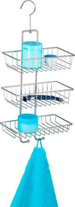 WENKO Doucherek Nivala 3-laags Chroom - Doucherek Zonder Boren - Doucherek Hangend 20 WENKO Doucherek Nivala 3-laags Chroom - Doucherek Zonder Boren - Doucherek Hangend -Badkamer Producten Winkel 434x1200 2