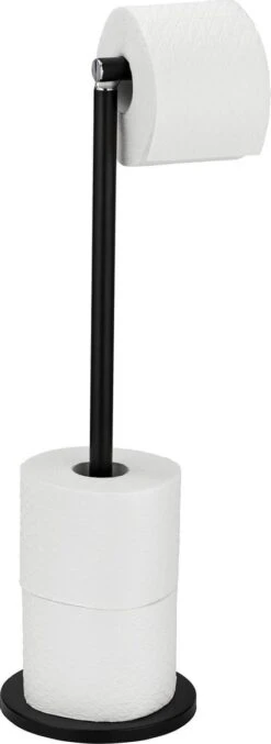 WENKO Toiletrolhouder 2-in-1 Zwart - Reserverolhouder - WC Rolhouder 15 WENKO Toiletrolhouder 2-in-1 Zwart - Reserverolhouder - WC Rolhouder -Badkamer Producten Winkel 438x1200 1